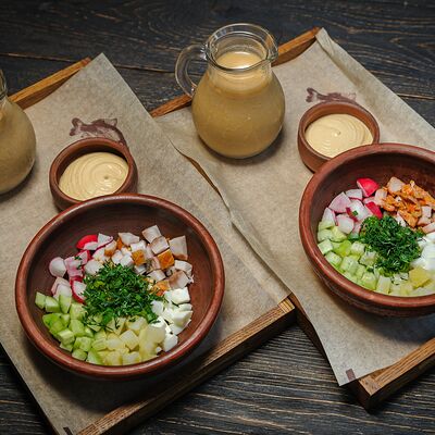 Окрошка на квасе в Загород по цене 850 ₽