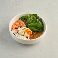 Картофельные драники с лососем в Chang