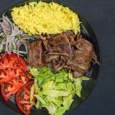 Донер гриль с рисом и говядиной в Пита Пита по цене 1020 ₽