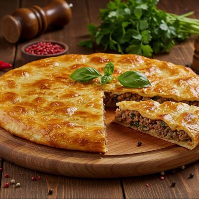 Хачапури мясная (курдами) в ЖАРИМ-ЖАРИМ по цене 860 ₽