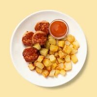 Митболы из индейки с печеным картофелем в Шаверно