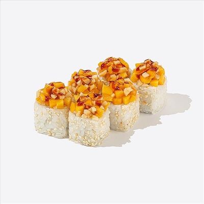 Кальмар с манго и терияки в Много лосося по цене 490