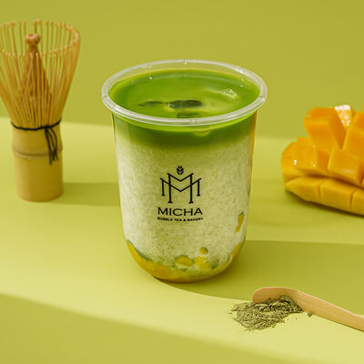Mango Matcha Latte в Micha Bubble Tea & Bakery по цене 470 ₽