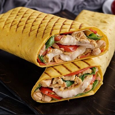 Шаурма Большая в сырном лаваше в Шаурма Chilli по цене 465 ₽