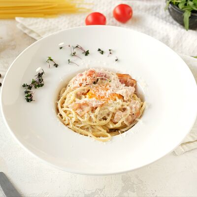 Паста карбонара в Мясье House по цене 854 ₽