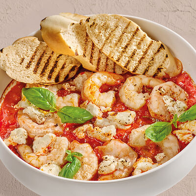 Креветки запеченые с томатным соусом в Pizzarella36 по цене 990 ₽