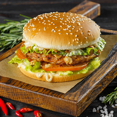 Бургер Цезарь в ИТЛЕ Стейк-кафе Halal по цене 405