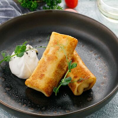 Блинчики с начинкой из куриного филе в сливках в ЛарисуВаннуХочу по цене 260