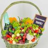Корзина с безалкогольным пивом и колбасками халяль для Папыв Дарите красиво по цене 7340