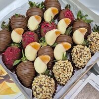 Клубника в шоколаде Мандаринка в Strawberry Мастерская клубники в шоколаде