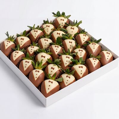 Клубника в шоколаде Смокинги L двойной слой шоколадав Клубника в шоколаде VeryBerryLab по цене 7590 ₽