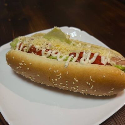 Хот-дог Цезарь в Кафе Суши Ninja по цене 280 ₽