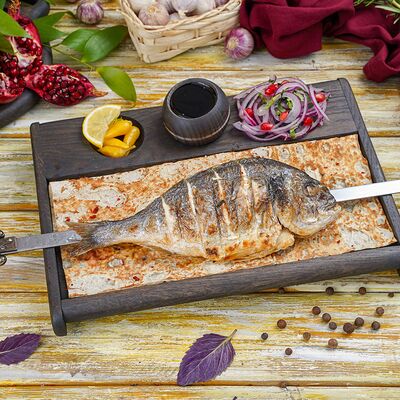 Шашлык из дорадо в Геленджик по цене 1200 ₽