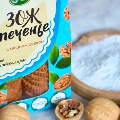 Печенье Био с Грецким Орехом, GreenЗлак в Вегетарианское кафе Ананда по цене 329 ₽
