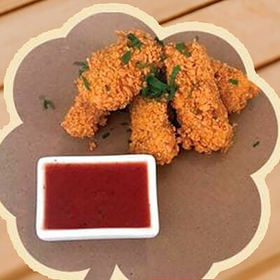 Куриные стрипсы и томатный Шеф-соус в Lucky Pizza по цене 249 ₽