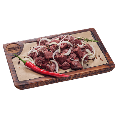 Шашлык из говядины п\ф 100гр сырой в ИТЛЕ Стейк-кафе Halal по цене 290 ₽