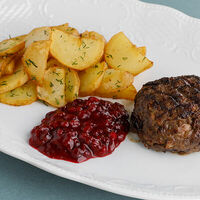 Бифштекс из оленины в Терраса