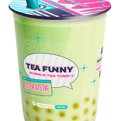 S Мелония фьюжн-шейк с бабл-шариками в Tea funny Bubble tea по цене 499 ₽