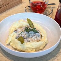 Бефстроганов с картофельным пюре в Bistro Оstro