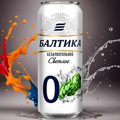 Пиво Балтика 0% в WoKING по цене 240 ₽