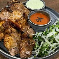 Шашлык из cвинoй шейки в Вкус огня