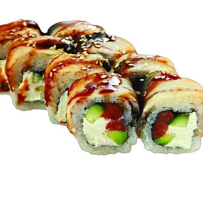 Ролл Дракон в Pizza-Sushi по цене 580 ₽