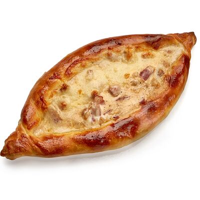 Лодочка Карбонара в Хинкали и Вино по цене 475 ₽