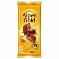 Шоколадная плитка Alpen Gold Арахис и хлопья в ЭкспрессВиль