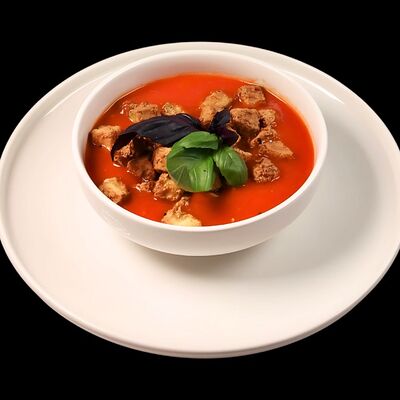 Томатный суп с баклажанами в Beer & Fire Grill по цене 457 ₽