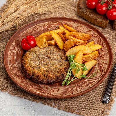 Котлета из оленины с картофелем в Русская кухня по цене 940 ₽