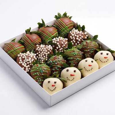 Клубника в шоколаде Снеговики New M в Клубника в шоколаде VeryBerryLab по цене 5390 ₽