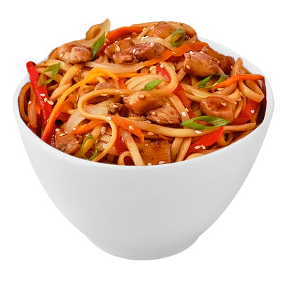 Курица терияки с лапшой удон в Тыква Фуд по цене 545 ₽
