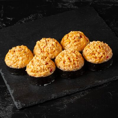 Фирменный острый ролл с крабом в Sushi House по цене 740 ₽