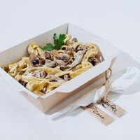 Феттуччине Говядина с грибами в сливочном соусе в PASTA BAR ДОМ СВЕЖЕЙ ПАСТЫ