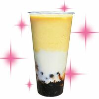 Йогурт Персик-маракуйяв Кофечиз и bubble tea