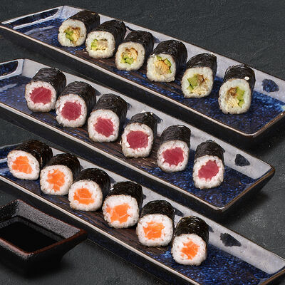 Нори сет (лосось, тунец, угорь) в Mojo по цене 690