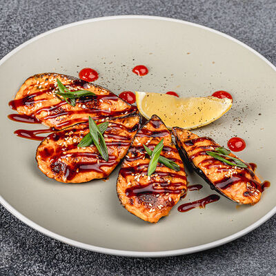 Запеченные мидии спайси в Pizza Lavka по цене 499 ₽