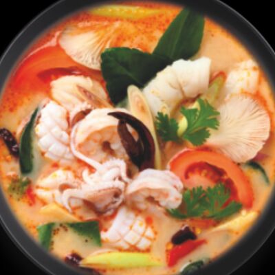 Суп Том ям в Kuksu korea cafe по цене 900 ₽