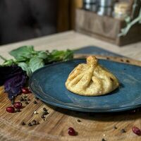 Хинкали из свинины и говядины жареные в Шереп