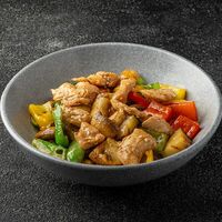 Овощи с курицей в Роллофф