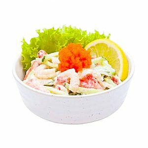 Салат с крабовым мясом и креветками в Суши ЭДО по цене 750 ₽