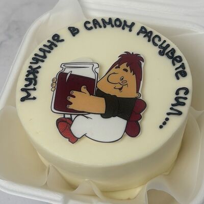 Бенто-торт мужчине в самом расцвете сил в Кондитерская Конфетка Питер по цене 1800 ₽