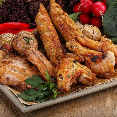 Ассорти куриное на углях Компания в Шашлык Шаурма 5 звезд по цене 7700 ₽