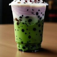 Таро Матча в Black Pug Bubble Tea