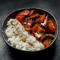 Баклажаны в пряном соусе в Wok café