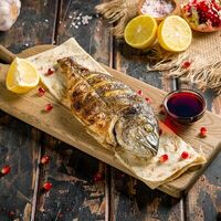 Дорадо на углях в Шашлык №1