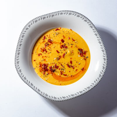 Тыквенный крем-супв Хачапури Марико по цене 455 ₽