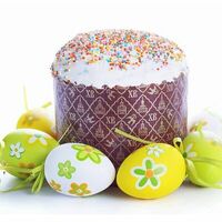 Кулич Пасхальный в Пекарня хлеб батон