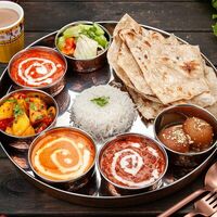 Тали с рыбой в Indian Curry Индийские Карри Индийская Кухня