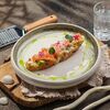 Яндекс Брускетта с семгой, авокадо и творожным сыром в Злаки Умная еда Halal по цене 610